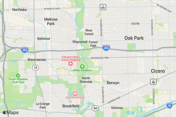 Miles 4 Missions - Forest Park location map image