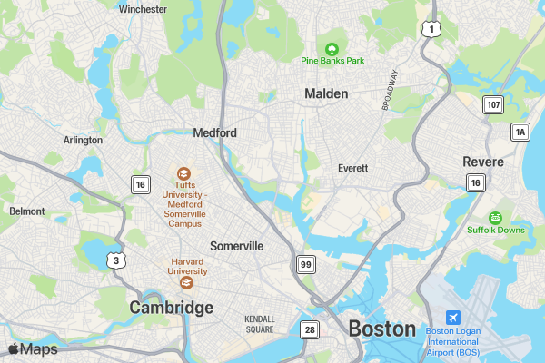 Miles for Migraine 2-mile Walk, 5K Run and Relax Boston Event location map image