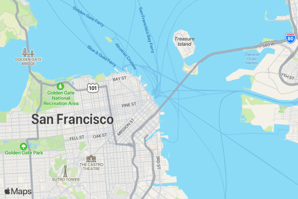 Northern California Kidney Walk location map image