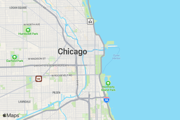 Paws For A Cause 5K - Chicago location map image