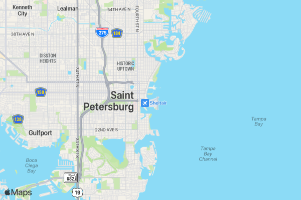 PB & J 5K/10K - Clearwater location map image