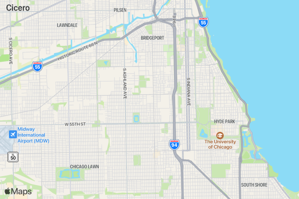 POP Super Sexy Run - Chicago location map image