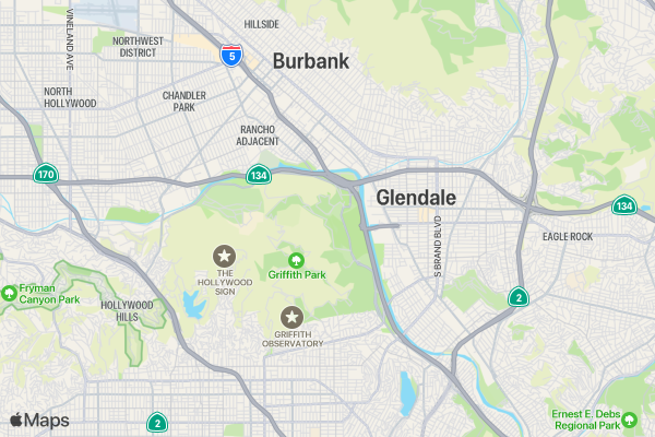 Race to Cure Sarcoma Los Angeles location map image