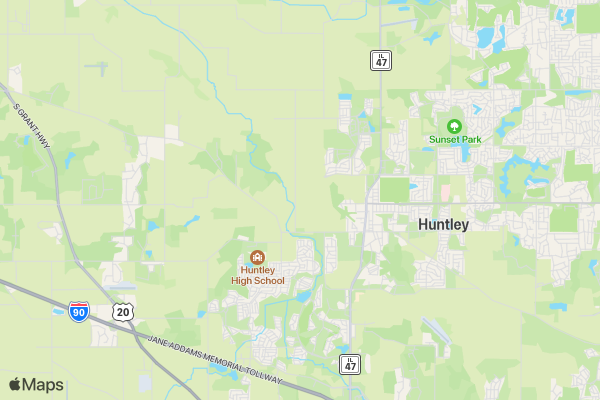 Vet-Fest 5K - Huntley location map image