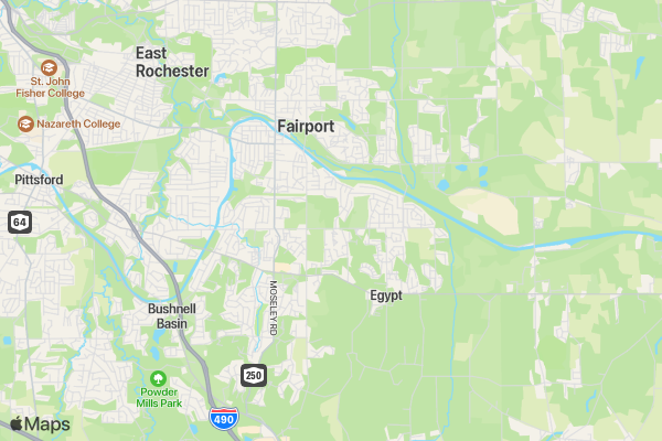 Zombie Run Sponsored by Fairport Cross Country Booster Club location map image