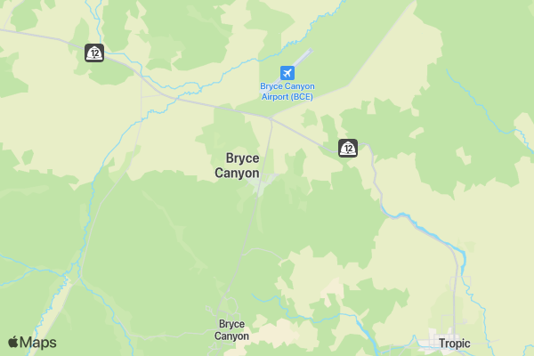 Bryce Canyon Country Rodeo June 2-5 location map image