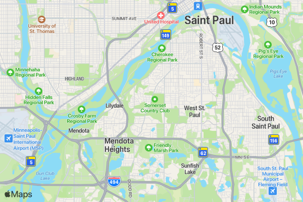 Isanti Firefighters Rodeo location map image