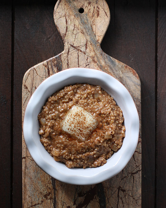 Butter Toasted Apple Pie Oatmeal | SoupAddict.com