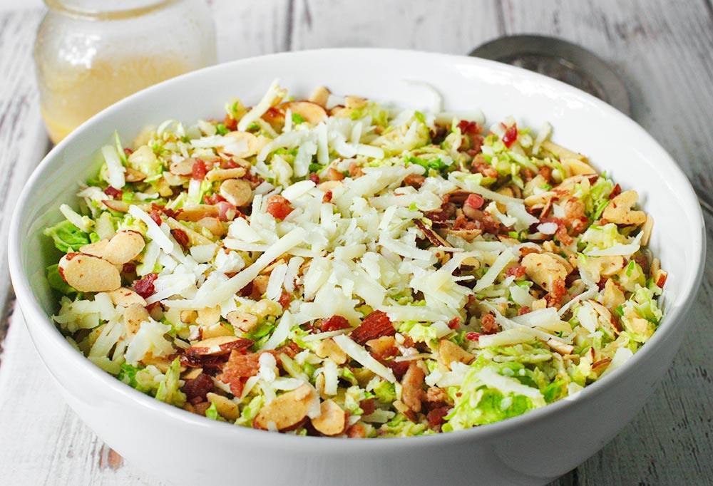 Brussels Sprouts Salad from Soupaddict.com