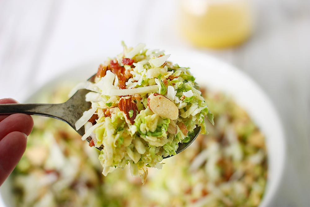 Brussels Sprouts Salad from Soupaddict.com