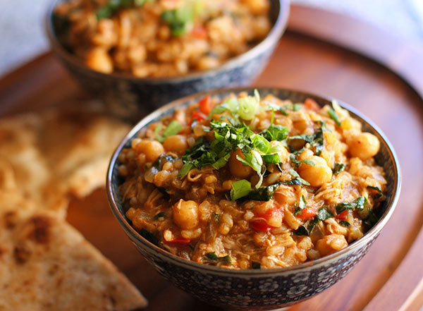 Thai Fusion Chickpea Stew from @SoupAddict