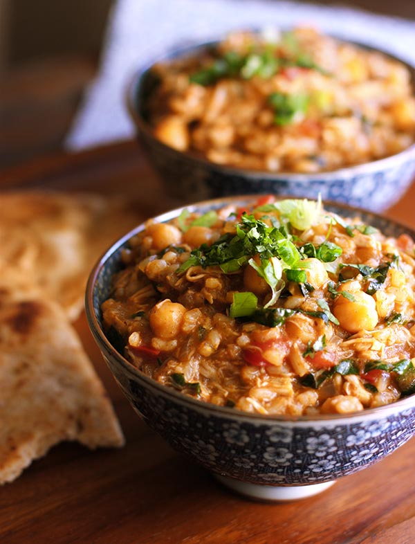 Thai Fusion Chickpea Stew from @SoupAddict