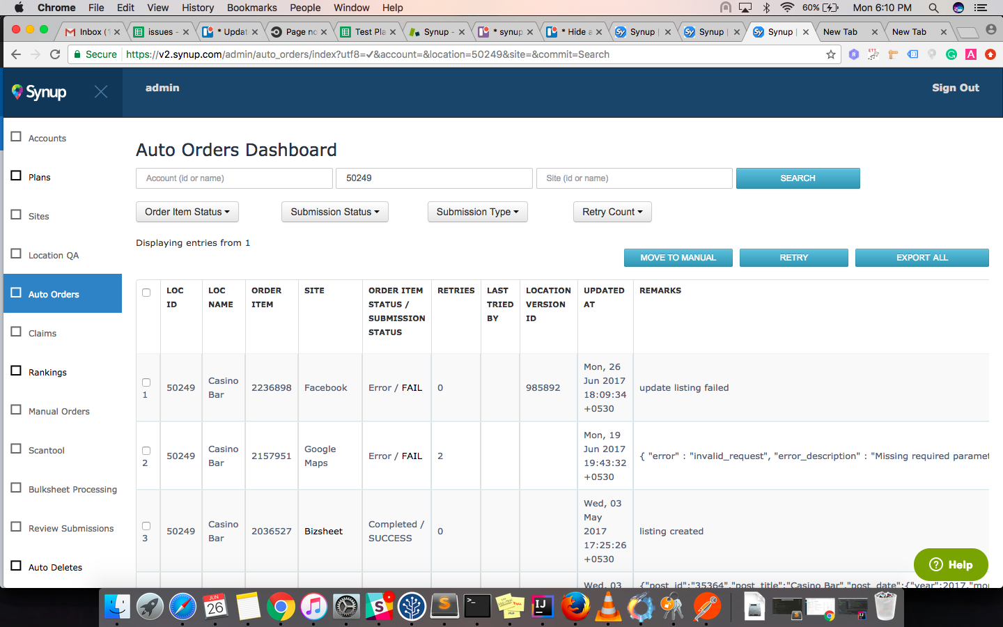 rerwTest Business1addres