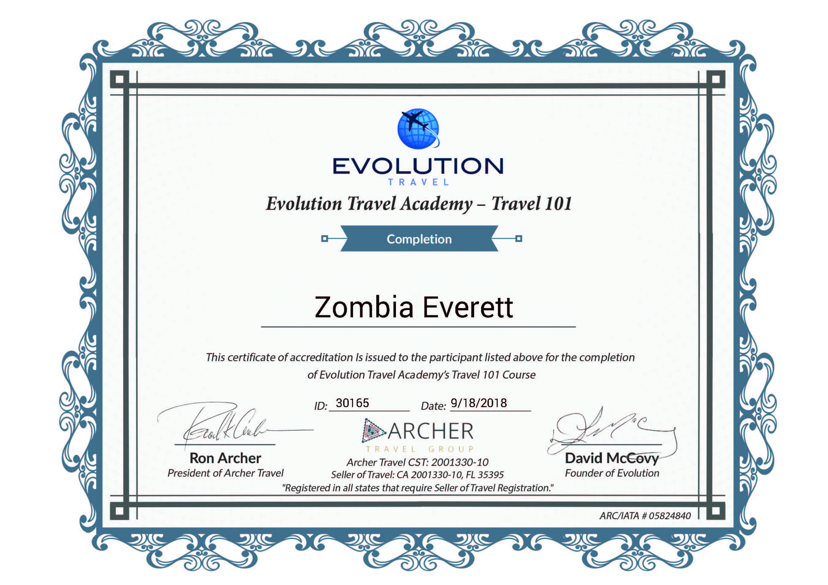 Zombia's Memory Maker Travel