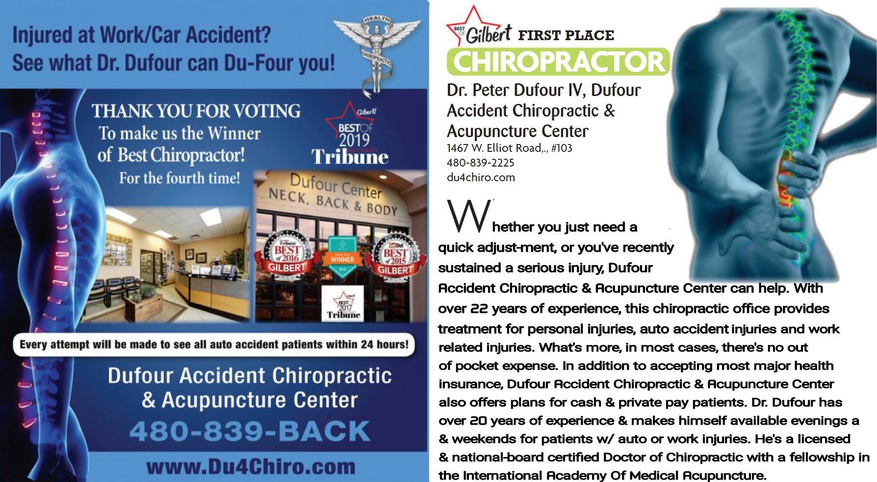 Gilbert Auto Accident Chiropractic & Acupuncture Center