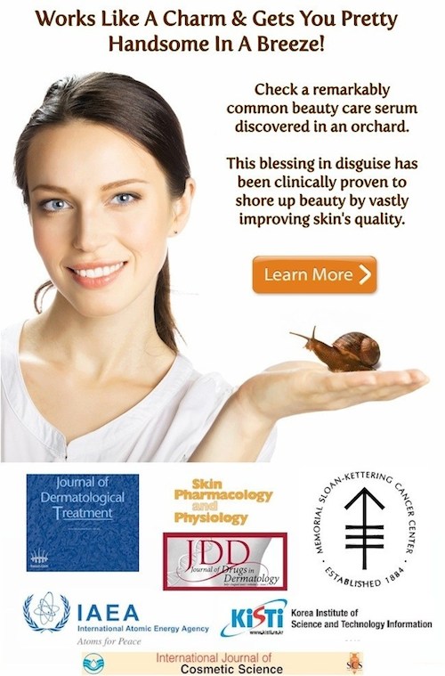 beauty care with natural snail secretions
