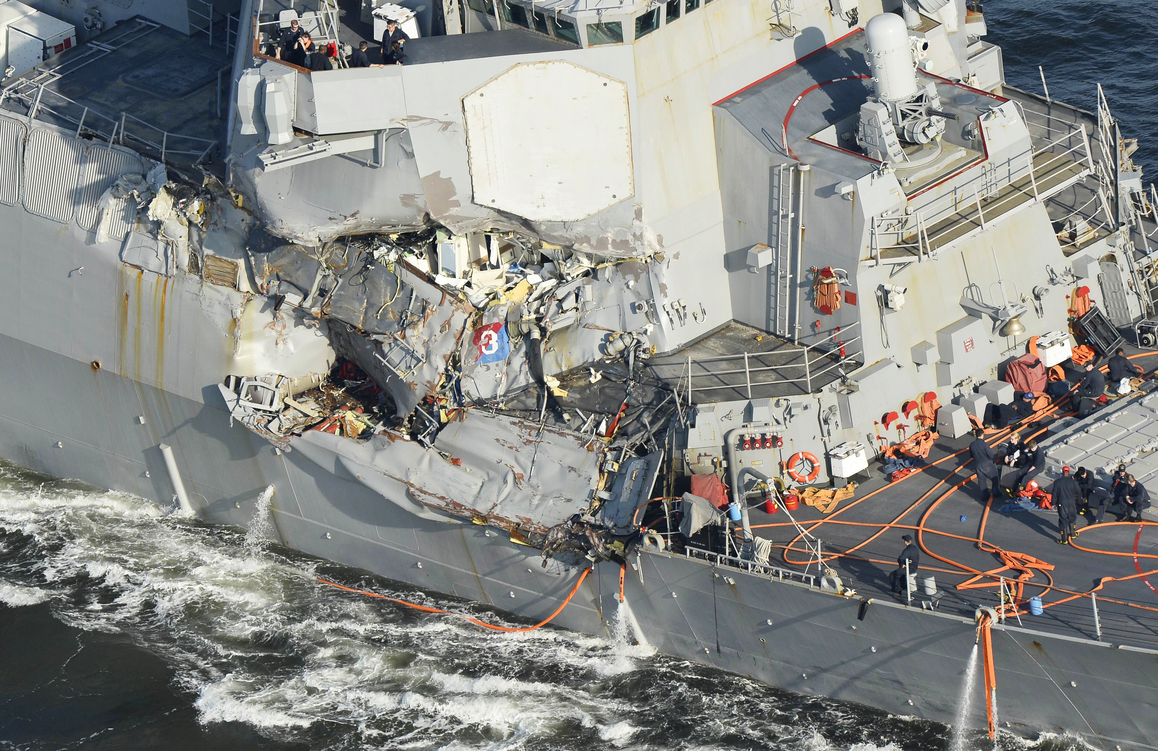 U.S. warship commander dismissed for fatal collision off Japan