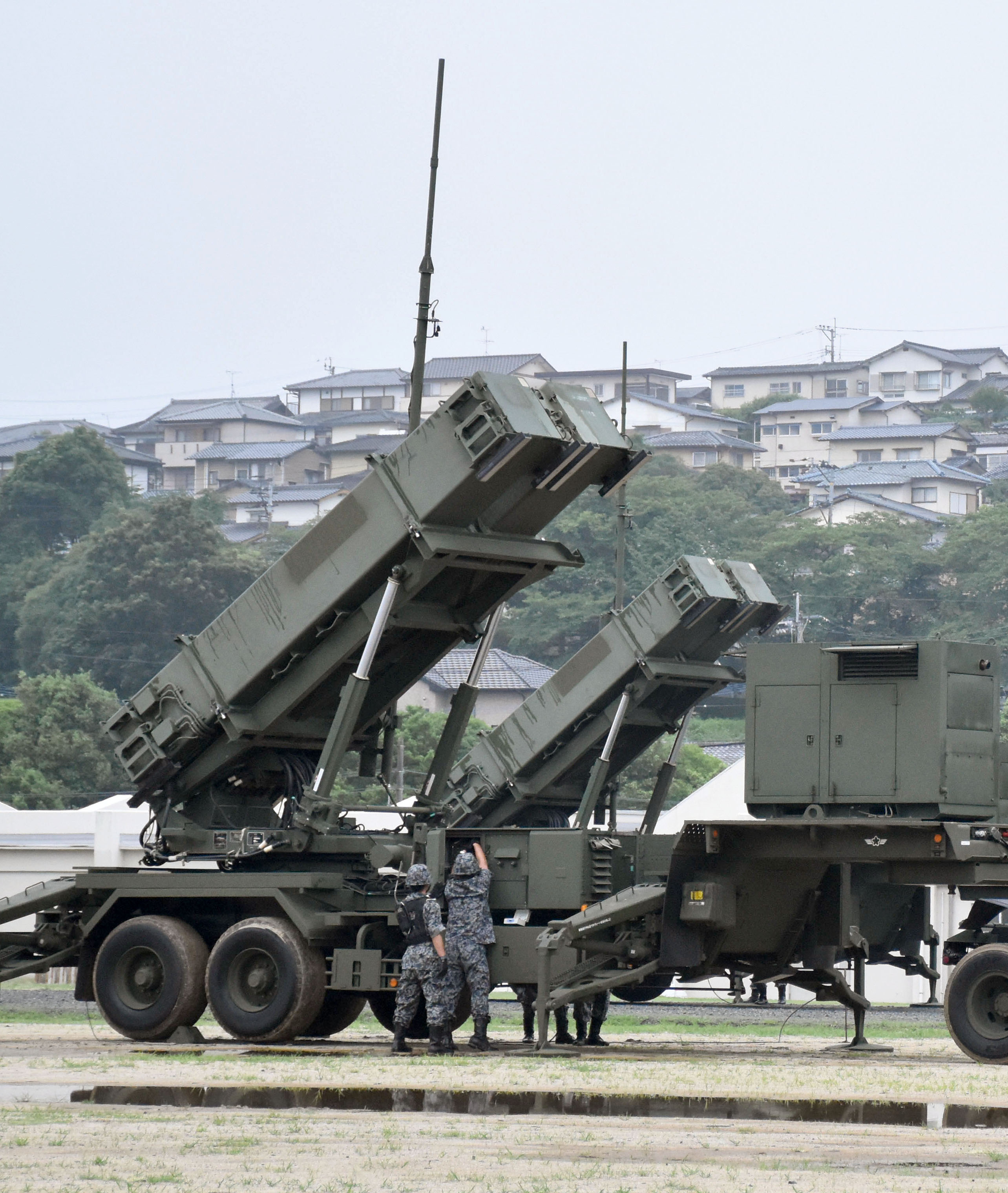 Japan's GSDF conducts drill on deploying PAC-3