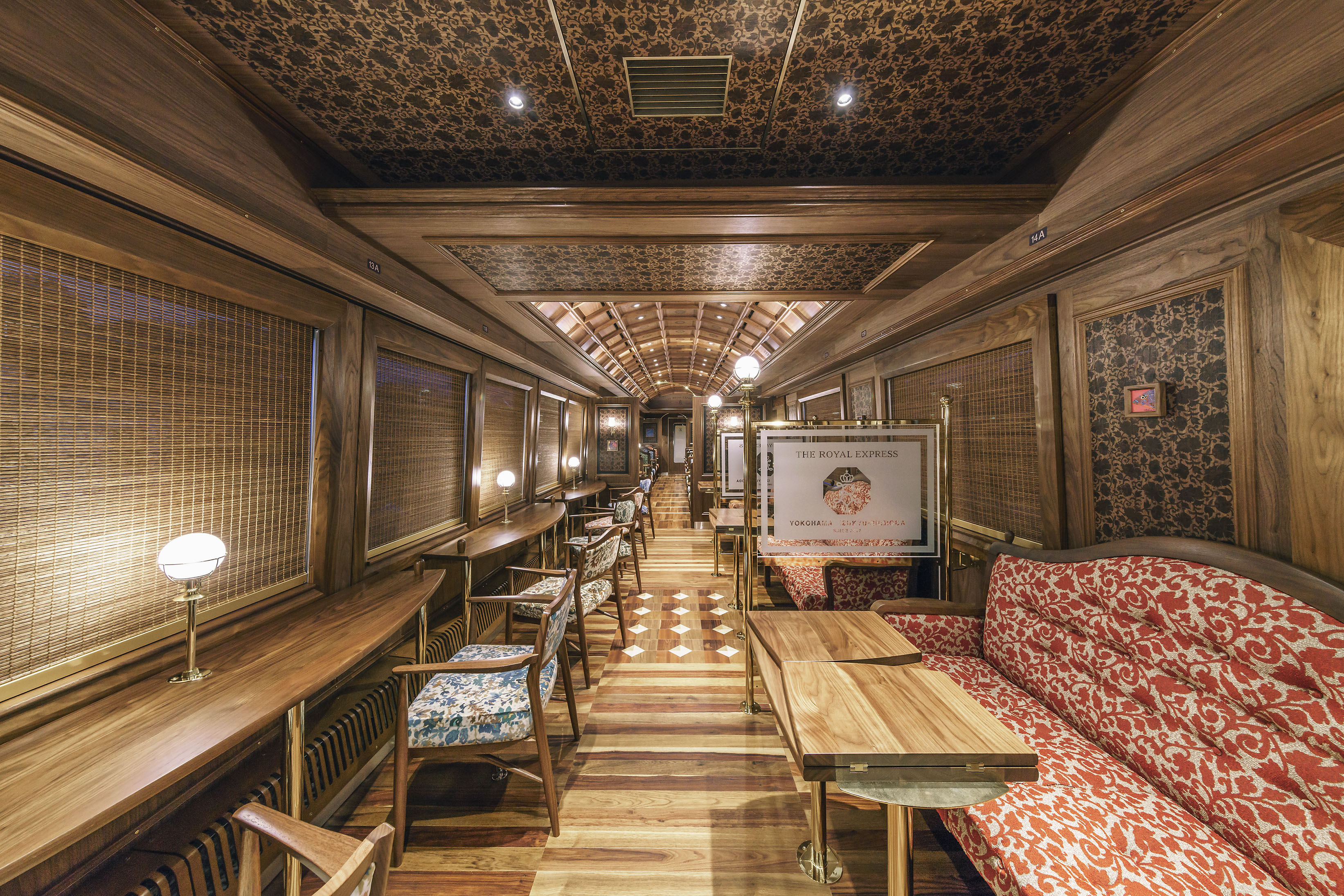 Luxury train The Royal Express - Interior (Supplied Image: Don Design Associates)