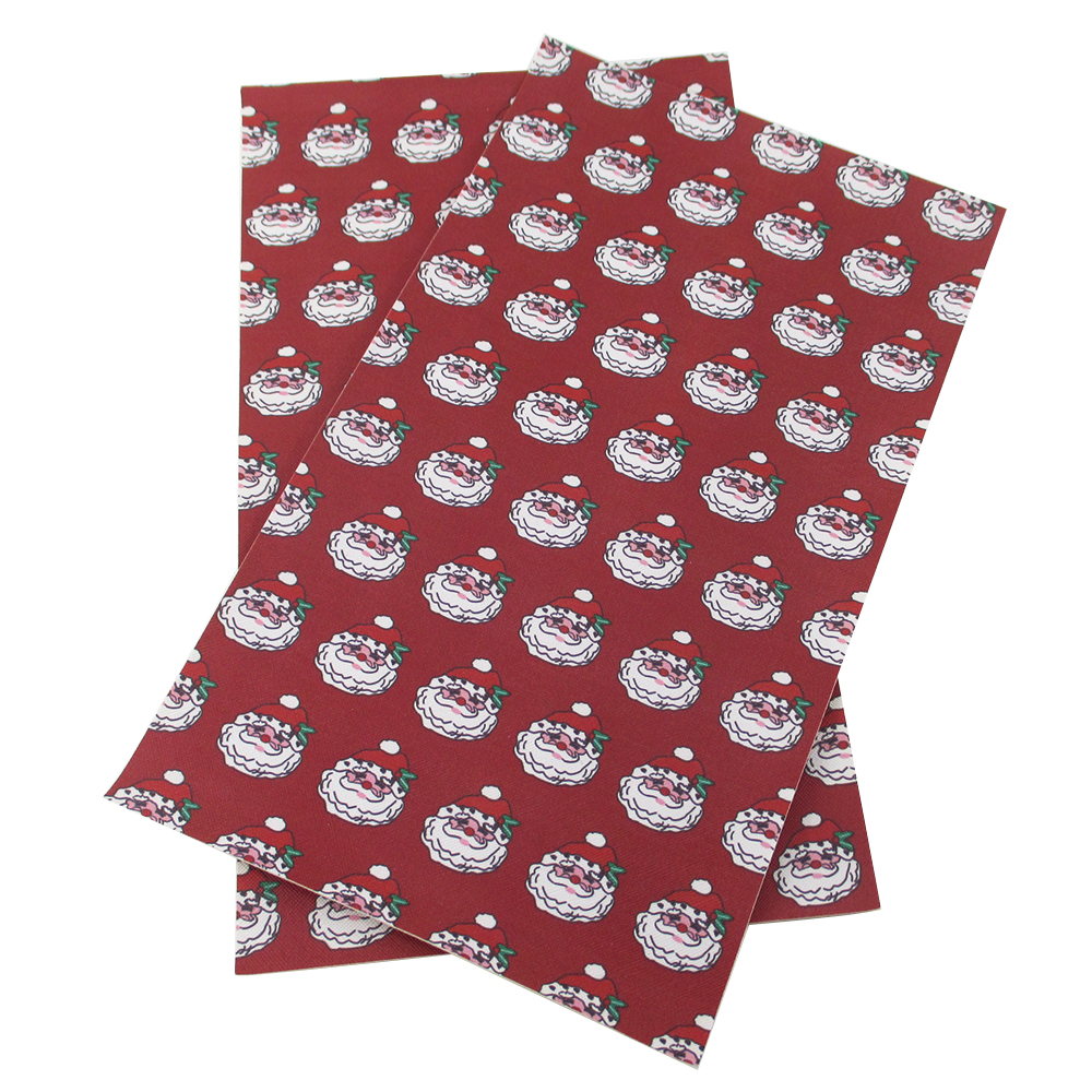 20*34cm Cartoon PU Systhetic Leather Fabric Sheets DIY Handmade Craft Hair Bows