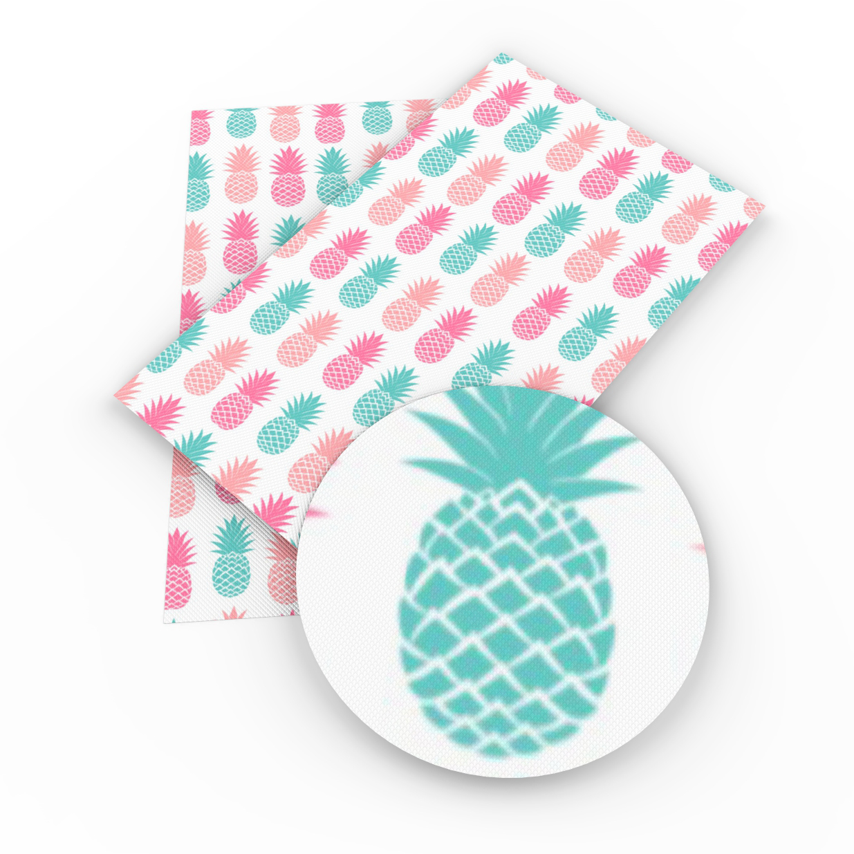 Pineapple hair bow pineapple fabric bow