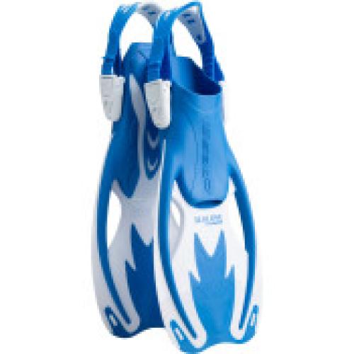 ROCKS FINS - BLUE/WHITE [S/M]