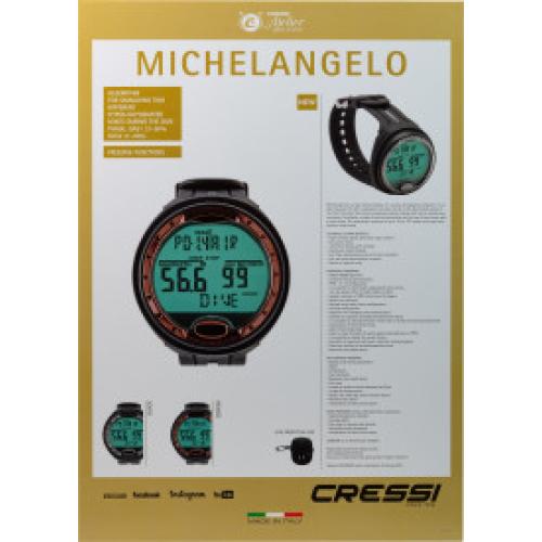 Cardboard Counter Advertising Standee (Michelangelo)