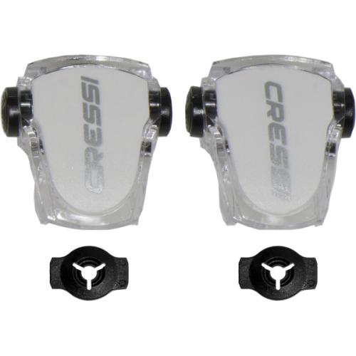 Buckles for Scuba Mask TW (white/clear)