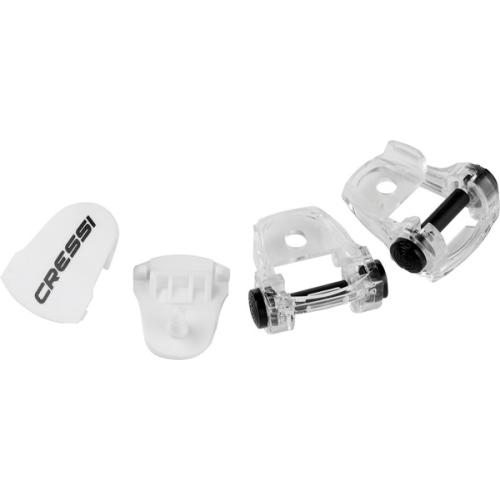 Buckles for Scuba Mask TW (white/clear)