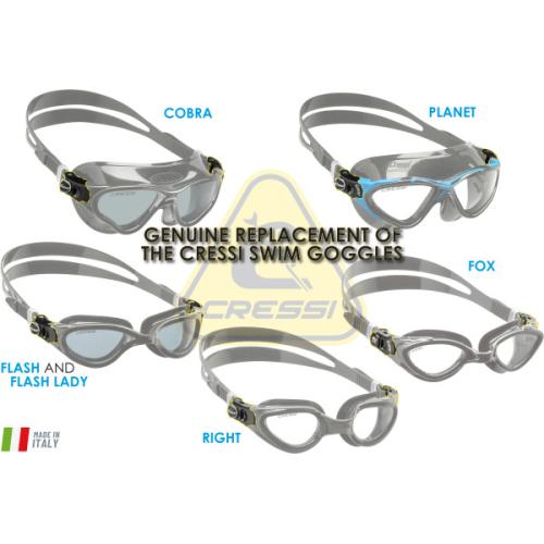 Buckles for Swim Goggles (black)