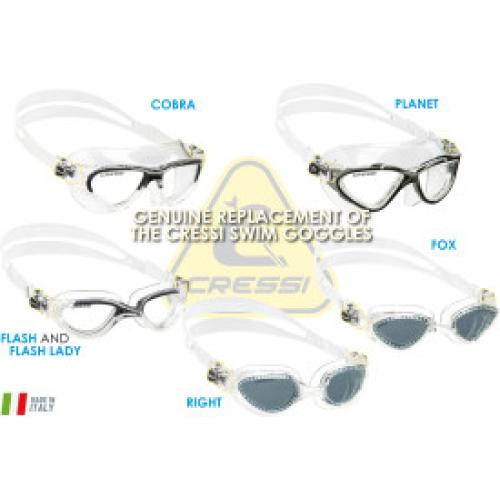 Buckles for Swim Goggles (clear)