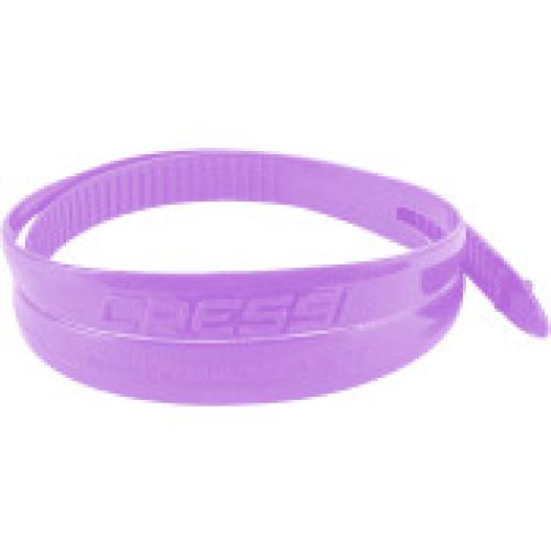 Swim Goggles Silicone Strap (black)