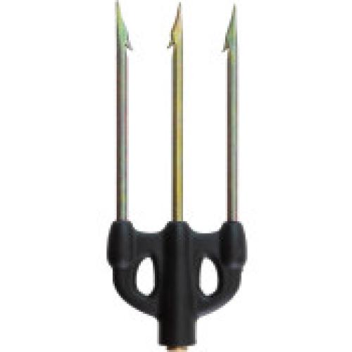 4-Prong Tempered Steel Spearhead