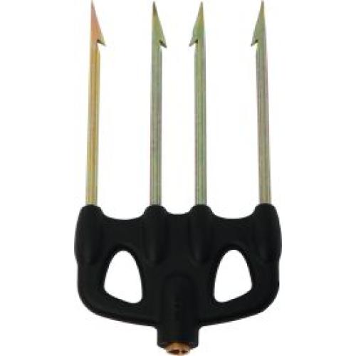 4-Prong Tempered Steel Spearhead