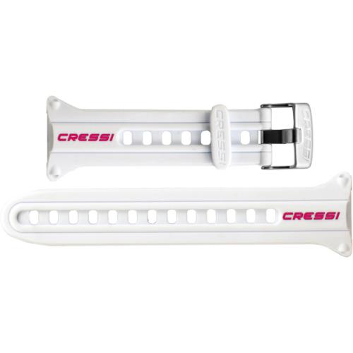 Watchband for Watch-style Dive Computer (white/white/pink) [Original Goa]