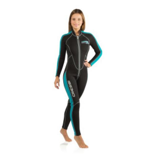 Lido Long 2mm Lady (black/aquamarine) [2XL]