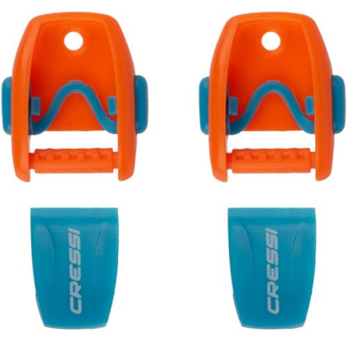 Buckles for Pegaso (blue/orange)