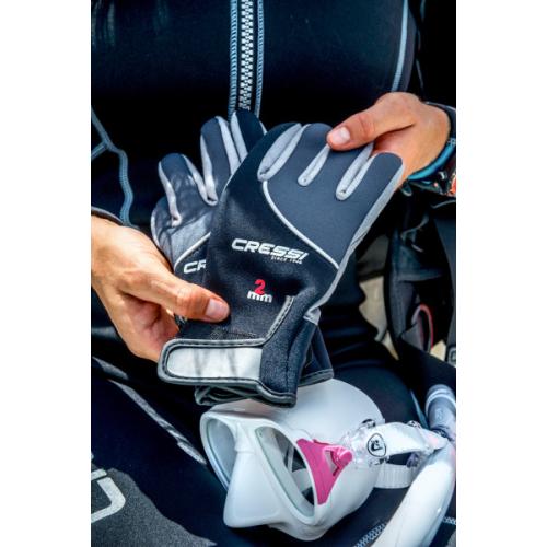 Tropical Gloves 2mm (black/grey) [S]