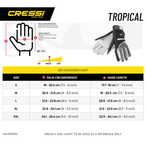 Tropical Gloves 2mm (black/grey) [2XL]