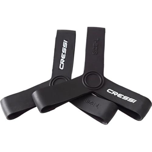 Rubber Fin Keeper (pair) (black) [L]
