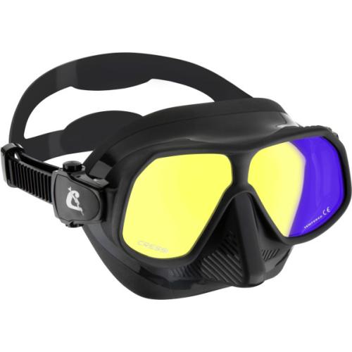 Rombo (black/black - AG yellow/blue lens)