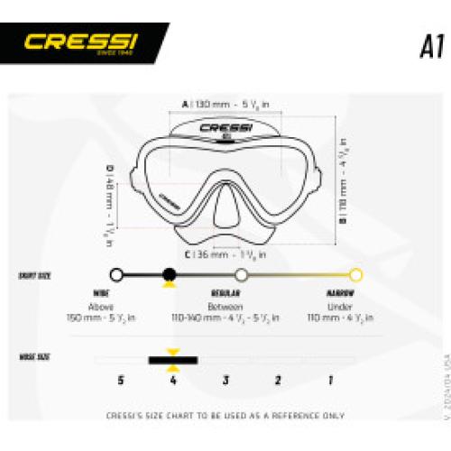 A1 (black/yellow - anti-fog lens)