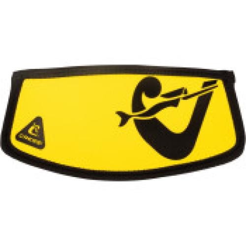 Simply Neo Mask Strap Cover (black/yellow)