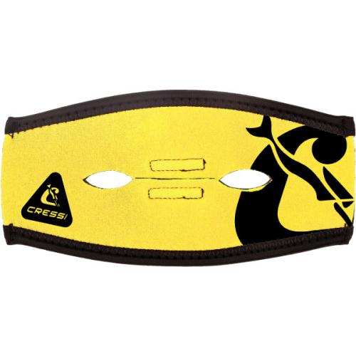 Pony Tail Neo Mask Strap Cover (yellow/black)