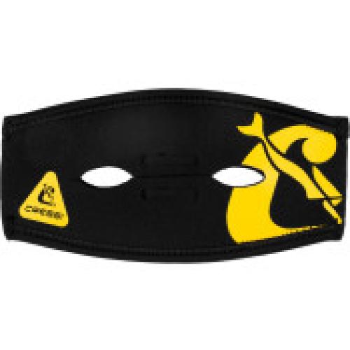 Pony Tail Neo Mask Strap Cover (yellow/black)