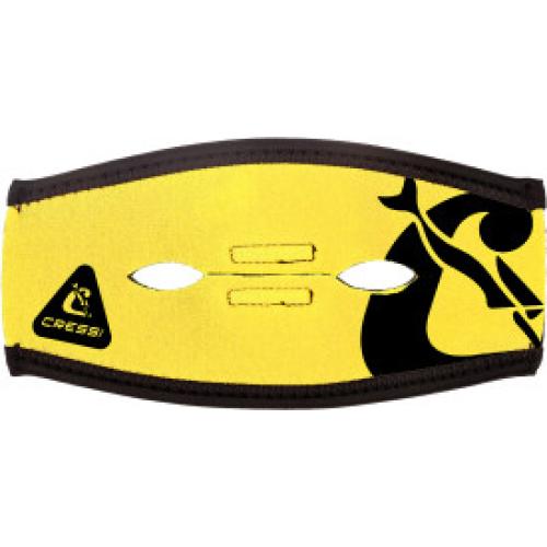 Pony Tail Neo Mask Strap Cover (yellow/black)