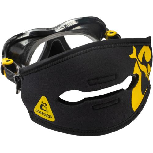 Pony Tail Neo Mask Strap Cover (black/yellow)