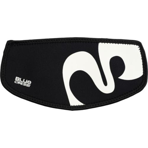 Simply Neo Blue Mask Strap Cover (black/white)