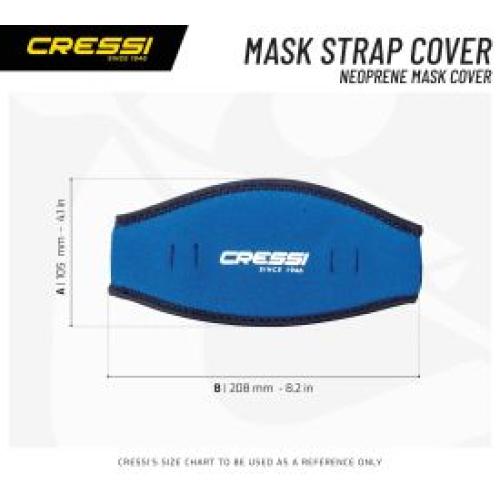 Neoprene Mask Strap Cover (blue)