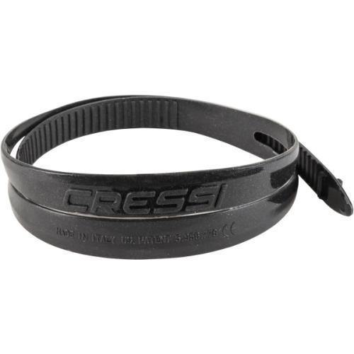 Swim Goggles Silicone Strap (black)